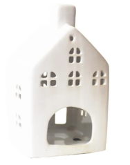 Domeček z porcelánu na čajovou svíčku