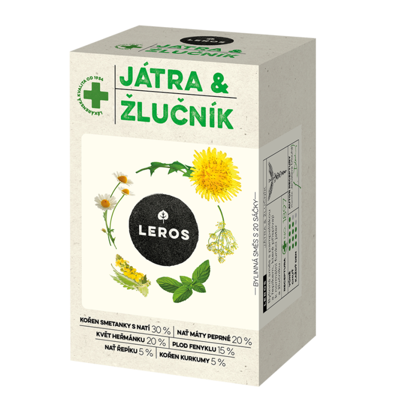 Bylinný čaj na JÁTRA & ŽLUČNÍK | 20 sáčků