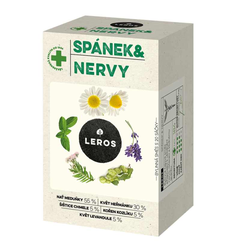 Bylinný čaj SPÁNEK & NERVY | 20 sáčků