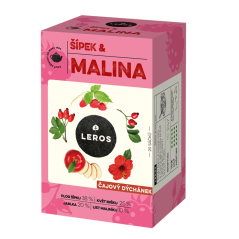 Čajový dýchánek ŠÍPEK & MALINA | 20 sáčků