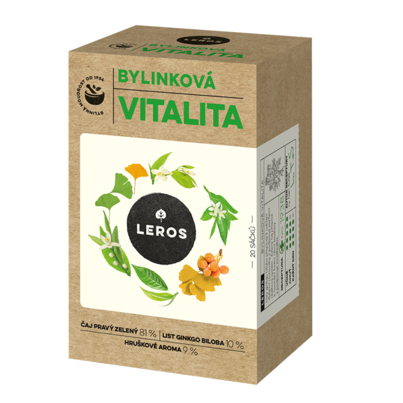 Bylinný čaj BYLINKOVÁ VITALITA | 20 sáčků