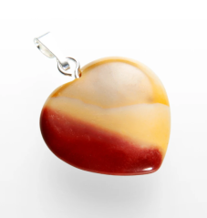 Přívěsek srdíčko z mokaitu 2 cm - NOVÉ ZAČÁTKY