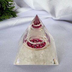 Orgonitová pyramida  KRISTOVO VĚDOMÍ s křišťálem
