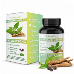 Ašvaganda 800mg | extrakt z kořene | 90 kapslí