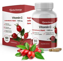 Vitamín C 1 000 mg + extrakt z šípku | 60 kapslí
