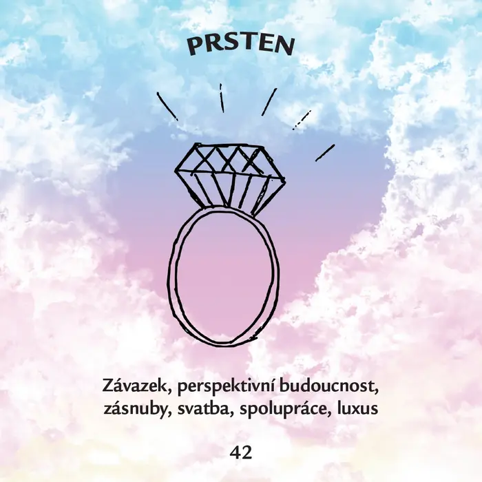 ZNAMENÍ | 50 kulatých karet + výkladová kniha