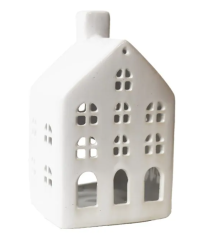 Domeček z porcelánu na čajovou svíčku