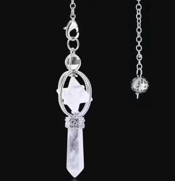 Kyvadlo s křišťálovým hrotem a merkabou | Křišťál