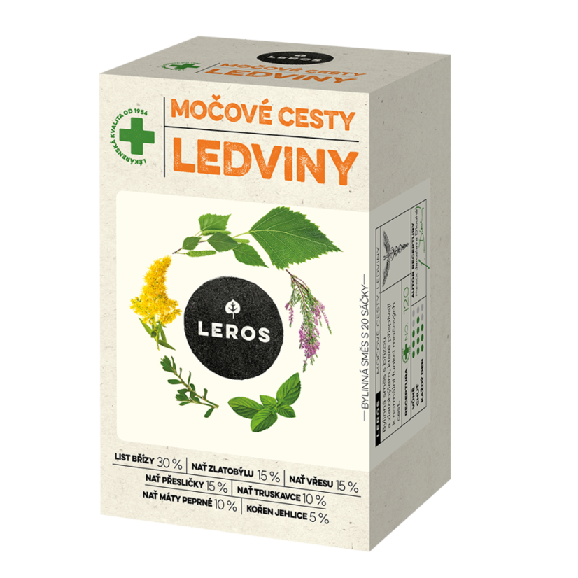 Bylinný čaj na MOČOVÉ CESTY a LEDVINY | 20 sáčků