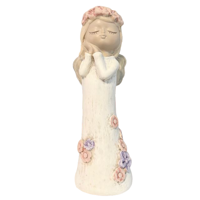 Anděl s květy 24cm