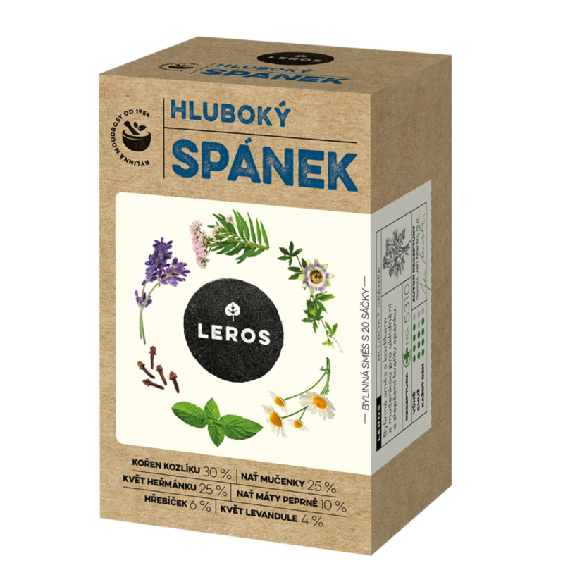 Bylinný čaj HLUBOKÝ SPÁNEK | 20 sáčků