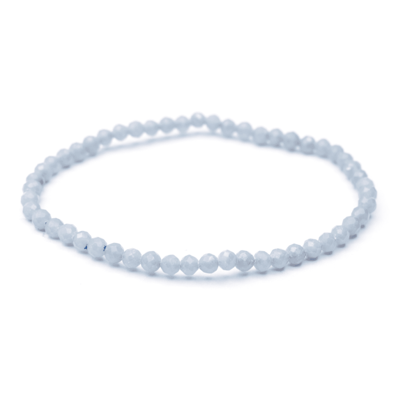 Náramek z angelitu 4mm fazetový