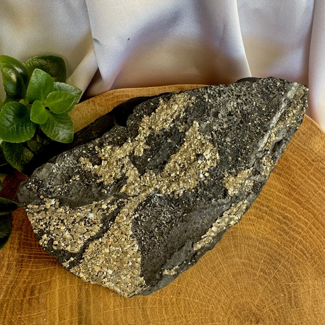 Šungit s pyritem č.1