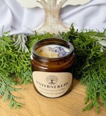 VNITŘNÍ KLID přírodní sójová svíčka 120ml