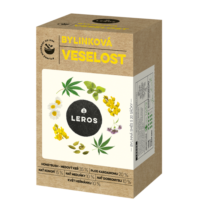 Bylinný čaj BYLINKOVÁ VESELOST | 20 sáčků