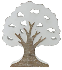 Dekorace strom ze dřeva 20,5cm