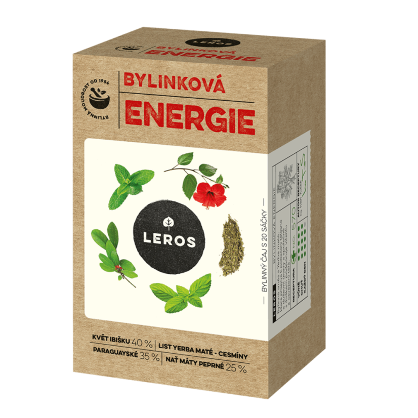 Bylinný čaj BYLINKOVÁ ENERGIE | 20 sáčků