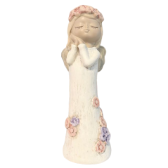 Anděl s květy 24cm