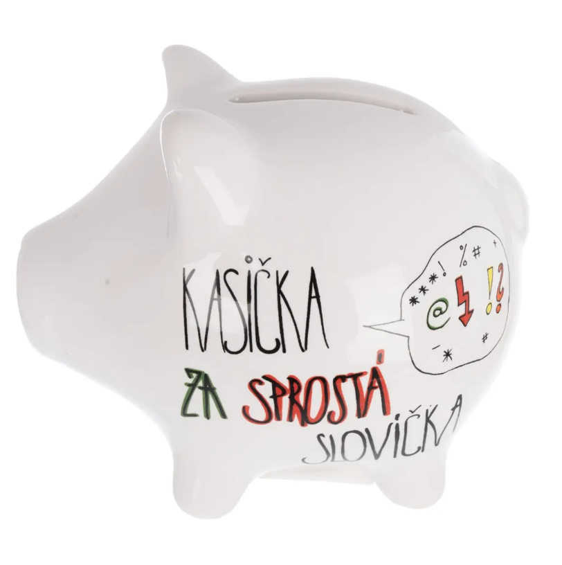 Pokladnička ZA SPROSTÁ SLOVÍČKA