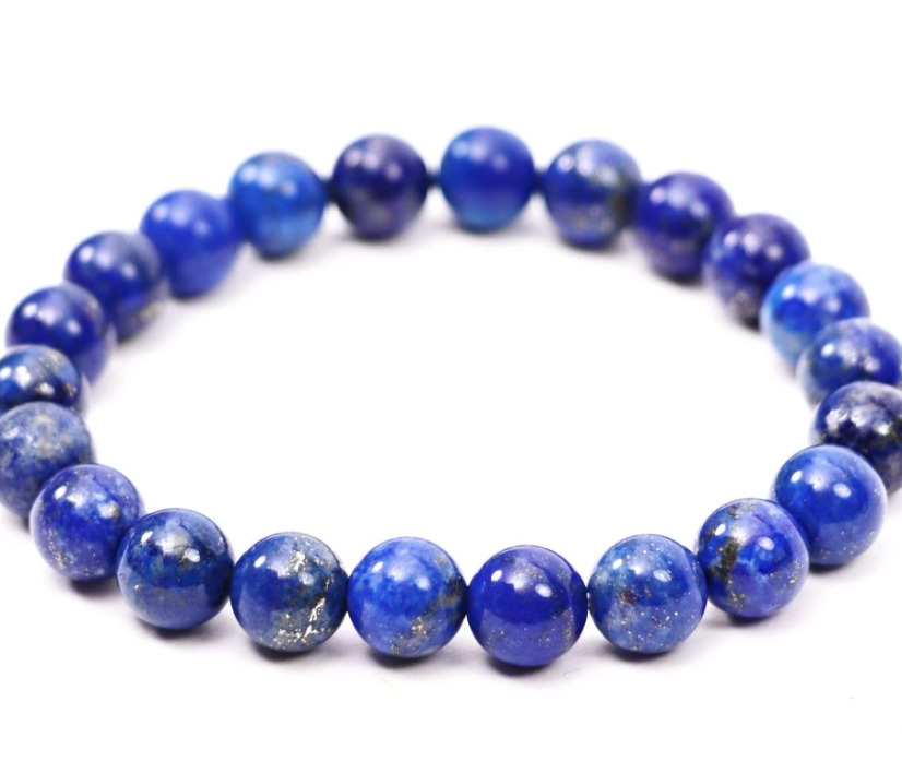 Náramek z lapis lazuli 8mm kuličky
