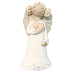Anděl se srdcem 20cm
