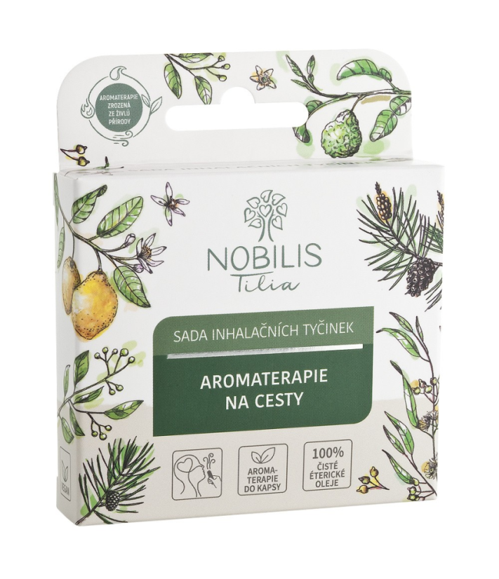 Aromaterapie na cesty | 4 inhalační tyčinky