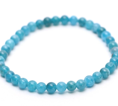 Dětský náramek z apatitu 4mm kuličky