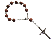 Růženec do auta či do kabelky - rudrakasha