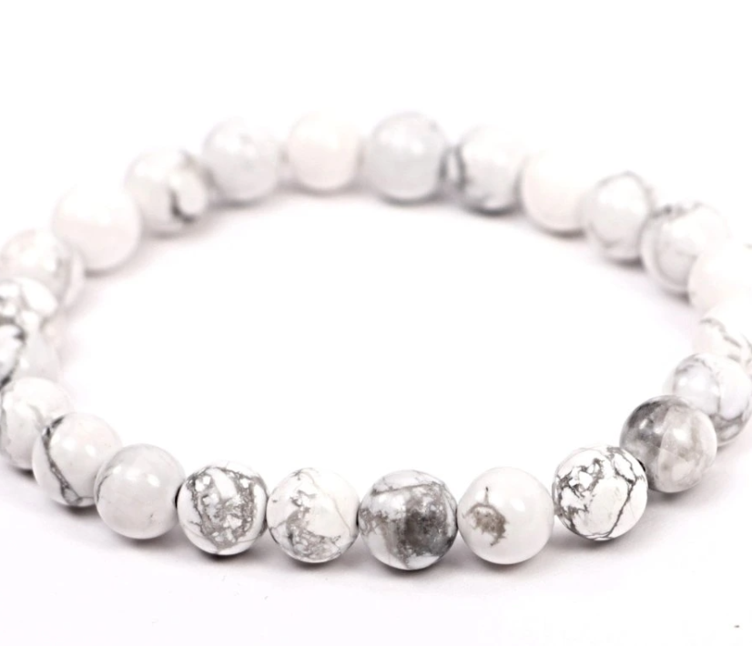 Náramek z magnezitu 8mm kuličky