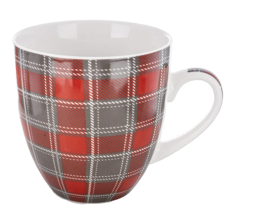 Porcelánový hrnek jumbo KÁRO