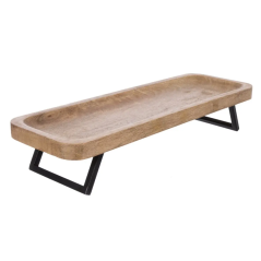 Tác dřevo/kov MANGO úzký 46cm