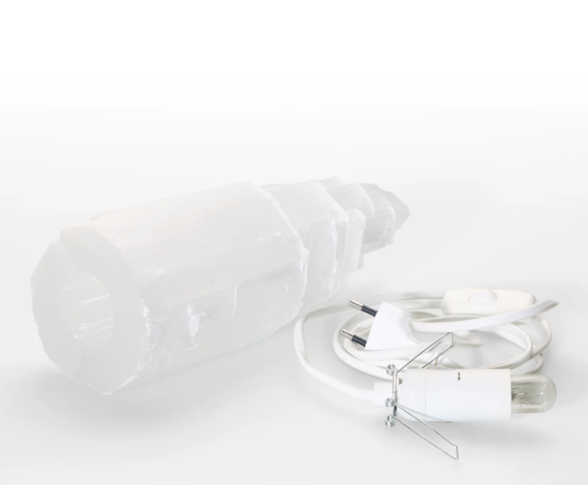 Lampa VĚŽ ze selenitu