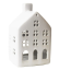 Domeček z porcelánu na čajovou svíčku