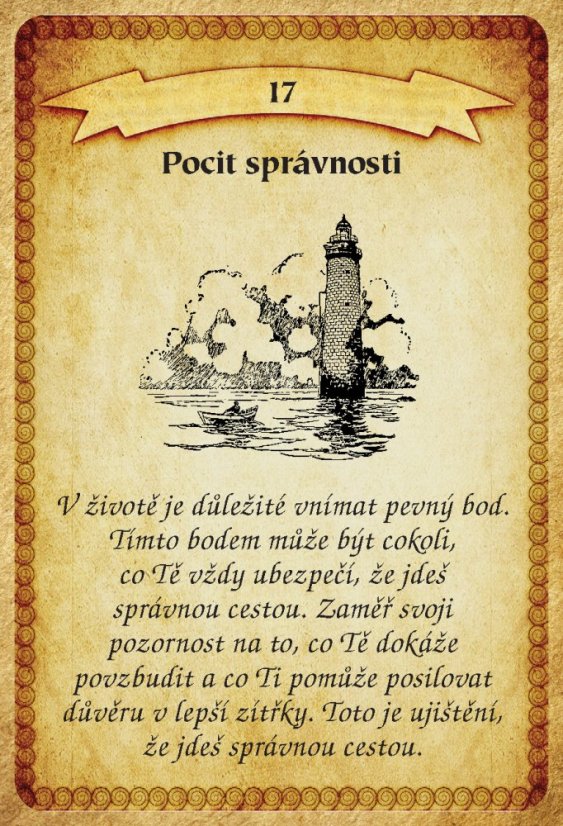 VZKAZY V LAHVI | 52 karet + výkladová kniha