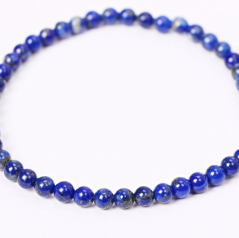 Náramek z lapis lazuli 4mm kuličky
