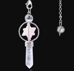 Kyvadlo s křišťálovým hrotem a merkabou | Růženín