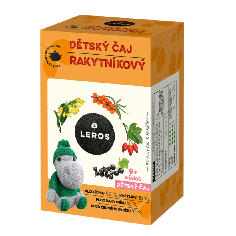 Dětský čaj RAKYTNÍK | 20 sáčků